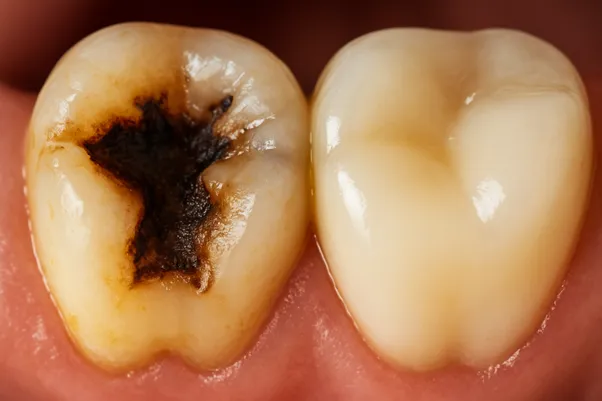 پوسیدگی پیشرفته دندان